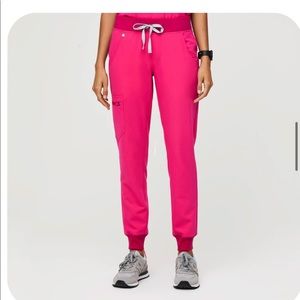 Figs Scrub Pants Zamora Tall Shocking Pink